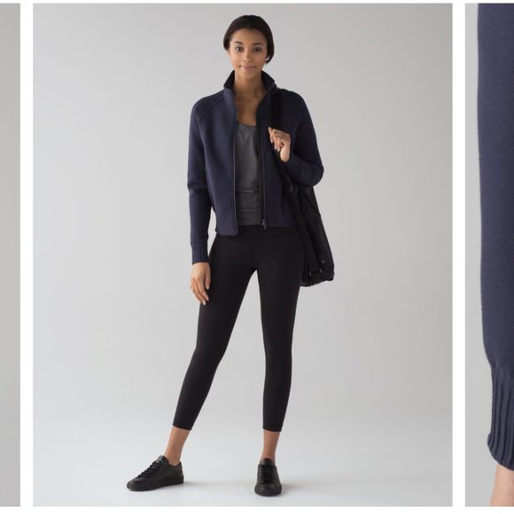 Lululemon NTS Jacket Midnight Navy / Black Size 8 - Picture 4 of 16